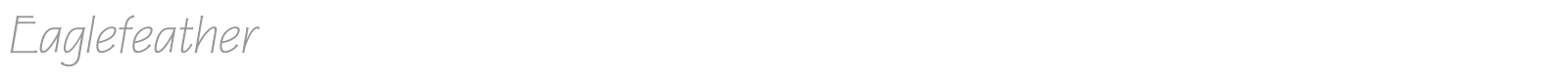 Eaglefeather font preview